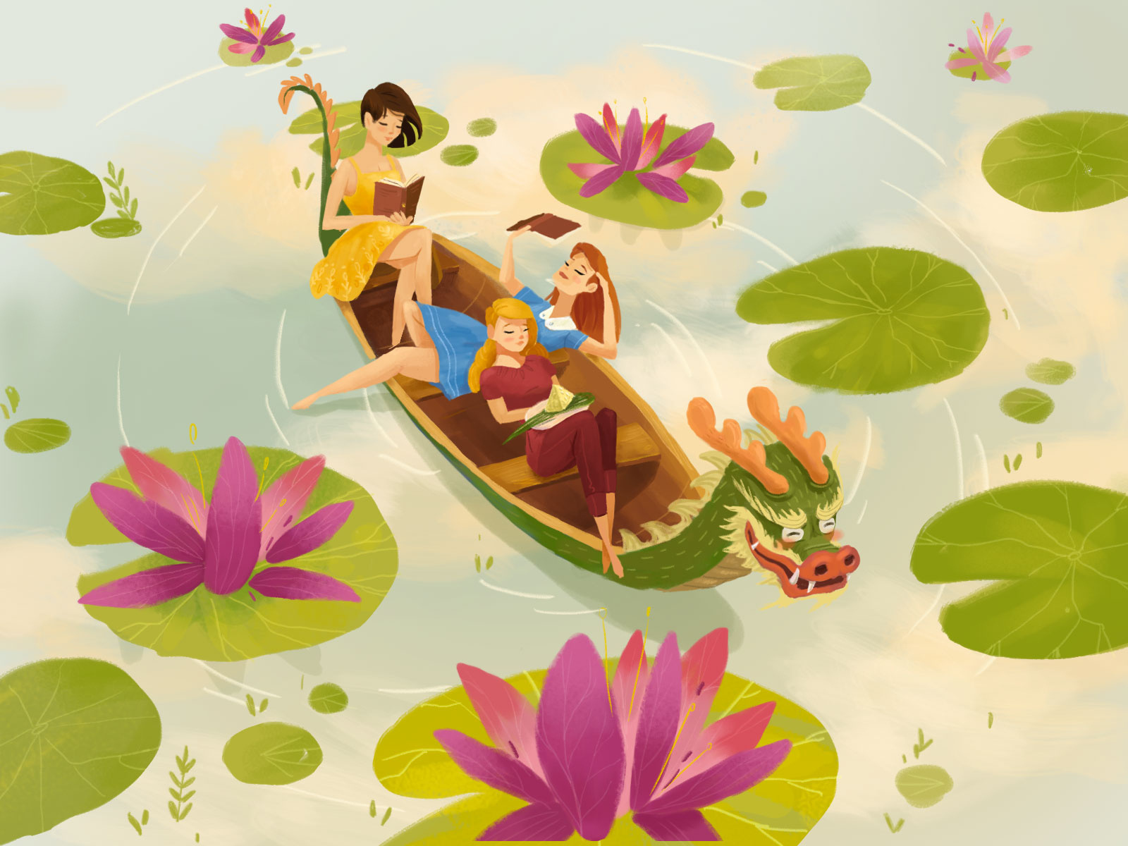 Dragon Boat Festival By Lin Meng On Dribbble