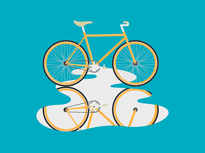 Bicycle bicycle bike illustration vector water