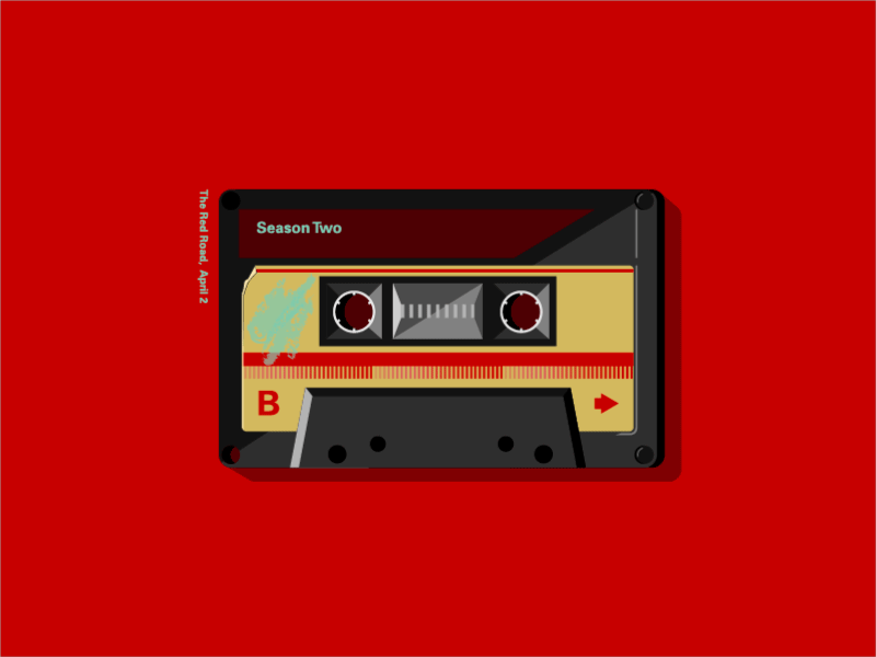 picture Cassette Tape Gif Animation the red road by kevin corrado on dribbble
