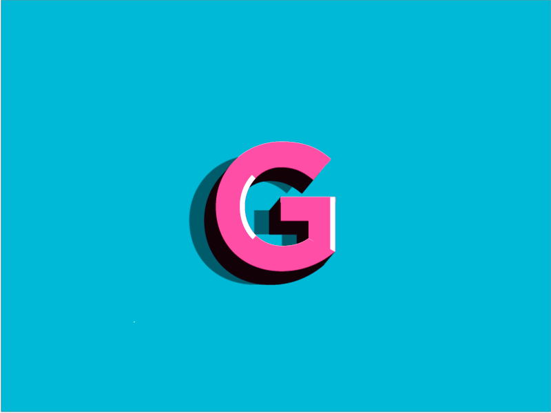 G animation g gif gotham shadow sun type typography