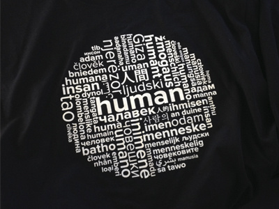 Human Shirt checkmate cloud human kricket proximanova tag tagcloud typography