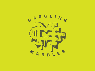 GM Logo drips gm gross horror letters logo marbles monogram puke slime spit