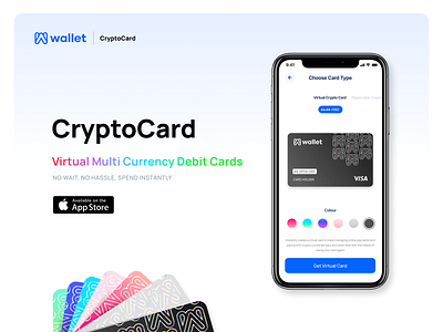 Crypto Card Concept | Wallet App