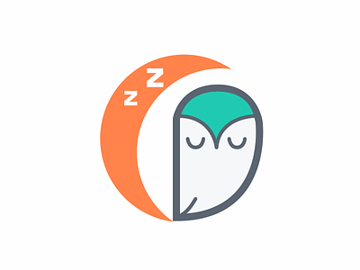 Nite owl icon night sketch sleepy