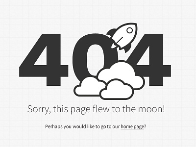 404 error 404 black and white bw cloud error error404 icon minimal rocket simple typography