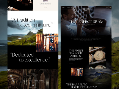 Whisky landing page