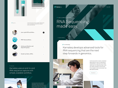 Scientific Research Landing Page
