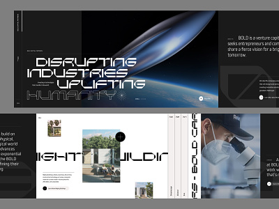 VC Website homepage landing page rocket science technology ui ux vc web web design website