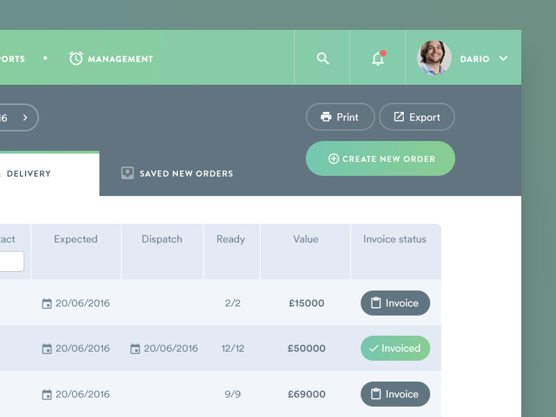 Download Web app mockup by Louis Saville on Dribbble