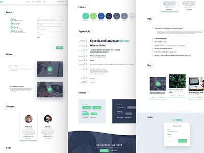 Style guide buttons design form navigation style guide typography ui ux video website