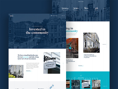 Homepage design