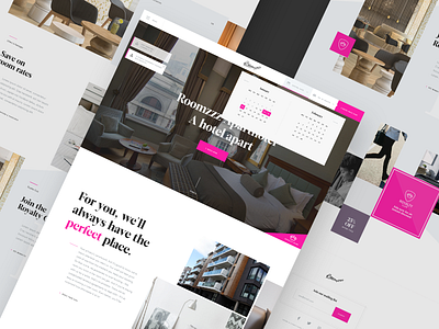 Hotel landing page booking design homepage hotel landing page ui ux website