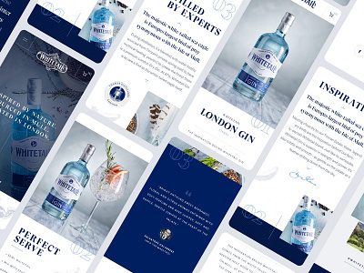 Mobile screens alcohol app gin mobile sketch typography ui ux webdesign website
