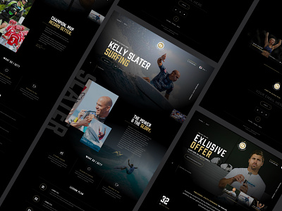 Players Academy pages clean ecommerce sketch sport sports typograpy ui ux web design website xd
