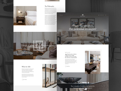 Interior design website furniture hoepage homepage interior design sketch typogreaphy ui ux web design website