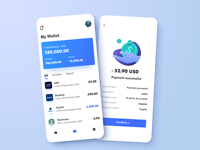 Wallet APP ui wallet