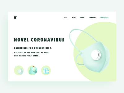 Novel Coronavirus Pneumonia illustration ui