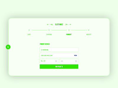 100 Days UI Challenge - 002 Check Out daily 100 daily ui 002 daily ui challenge flat
