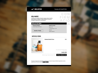 Reto 017. Email Receipt 017 dailyui ui