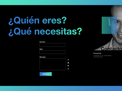 Reto 028. Contact Us 028 dailyui ui