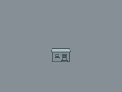 Builder (GIF) animation clean flat houses icon illustration