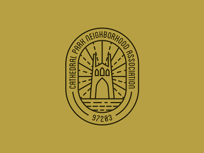 'Hood Badge badge bridge icon logo neighborhood patch portland