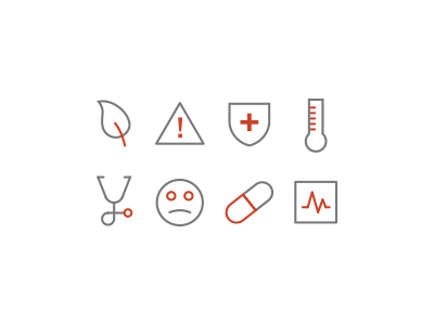 Medicons (animated) clean iconography clean icons iconography icons medicons minimal icons simple icons