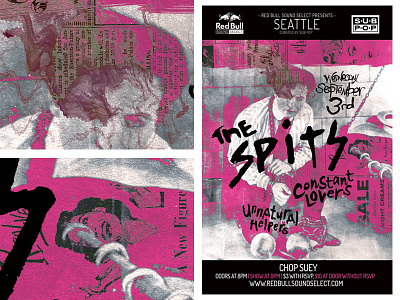 The Spits For Red Bull Sound Select gigposter red bull sound select the spits