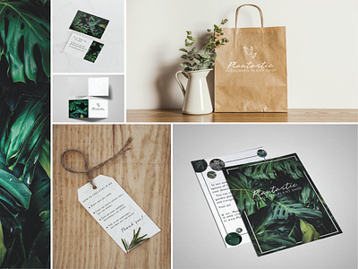 Plantastic brand mock up bag bisuness card brand brand identity branding card design flyer graphic graphic design illustrator cc label logo mockup photoshop plant shop