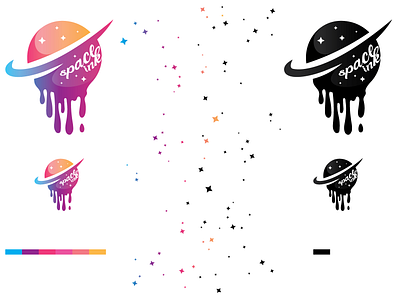 Space Ink colorful design graphic graphic design illustration illustrator cc ink logo mockup photoshop space vector