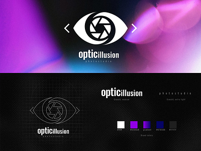 OPTICillusion brand brand design branding design graphic graphic design logo logotype