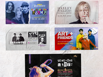 Paramore Rock posters by Vicky Petrova on Dribbble