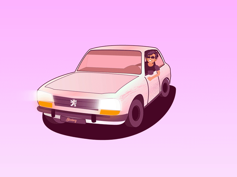 Pink Car 404