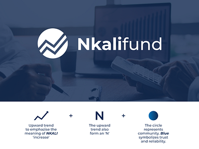 NkaliFund Logo app brand identity branding funding fundraising investment investment logo logo logo design logo designer logodesign start up startup logo symbol typography
