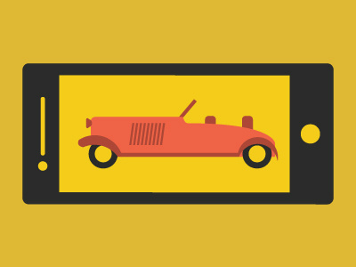 A little part of a bigger thing pt.2 car fun icon illustration iphone