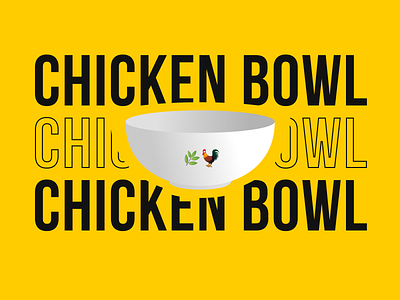 Chicken Bowl - Simple Illustration