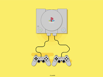 Playstation 1 animation design flat graphic design icon illustration illustrator logo ui vector