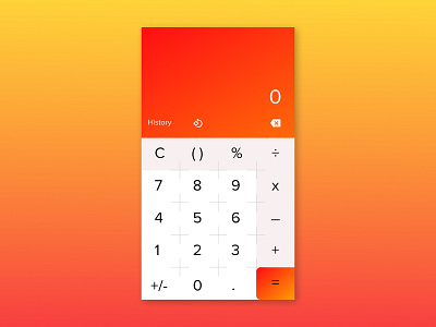 Calculator - Daily UI #004 app branding design ui ux