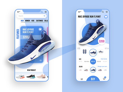 Nike App Redesign Challenge - App Design app app design challenge mobile app mobile ui nike redesign ui ux