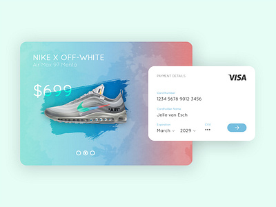 Daily UI #002 - Credit Card Checkout