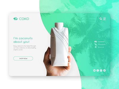Hey Dribbble! Daily UI #003 - Landing Page