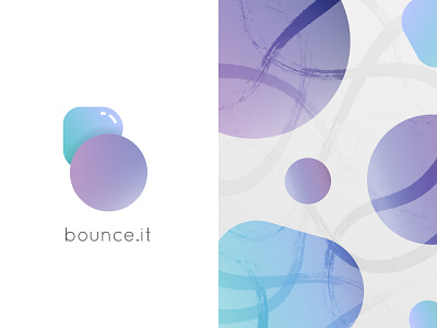 Bounce.it Logo bounce branding icon illustration logodesign logos
