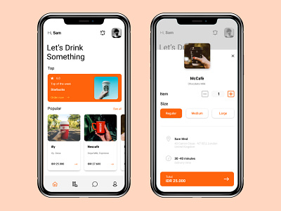 Cafè Up - figma mobile app