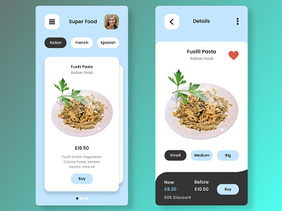Super Food App adobe xd app concept app design app mobile app mockup grafic design user experience design