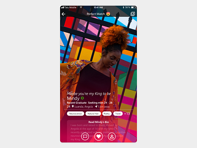 Dating App Mockup dating app mobile app design mobile ui