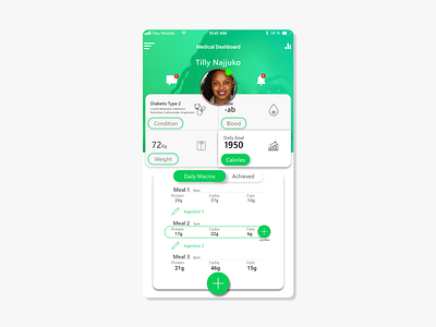 Health App data doctor app green health app health care meal planner