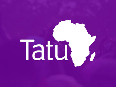 Tatu Africa Logo branding design illustration logo logo design typography