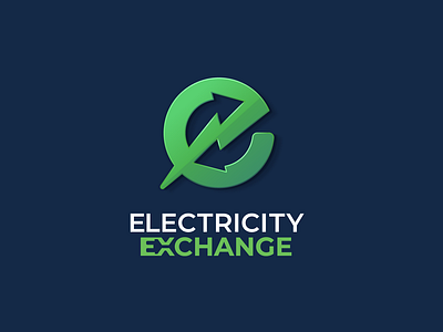 Electricity Exchangeadsda arrow branding corporate design e electric energy exchange green identity lightning logo power whitespace