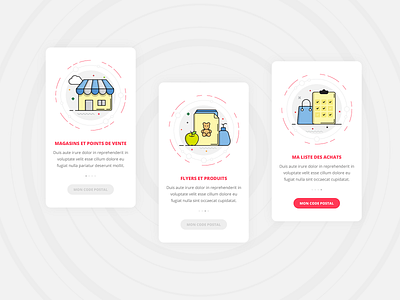 Products Catalog App Onboarding design icons illustration onboarding onboarding screens onboarding ui ui