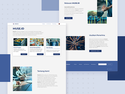 MUSE.ID — Landing Page of Donation & Food Bank Platform